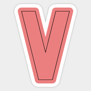 V stands for truth Sticker